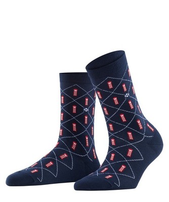 Burlington Socken Phone Booth Socken Damen Motiv