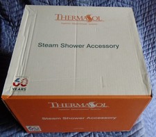 NEW ThermaSol STEAM SHOWER Serenity Light, Sound, Rain System Model: SLSRSQ-PC