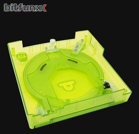 Sega Dreamcast Full Housing Case Shell Cover Replacement Bright Green