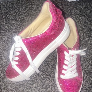 Betsey Johnson Sidny – Sneaker Bambina E Ragazza Con Strass – Chiusura Con Lacci – Suola Con Plateau - 4