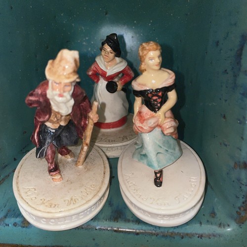 SEBASTIAN MINIATURE Rip Van Winkle, Dame Van Winkle, Katrina Van Tassell Lot - 第 21/22 張圖片