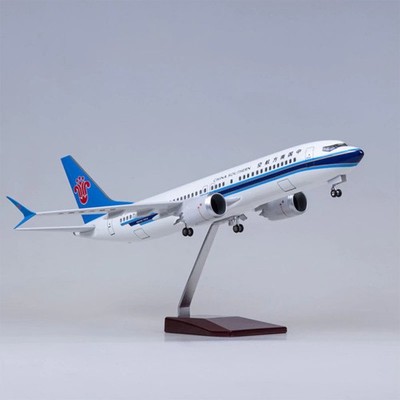 Extra großes China Southern Boeing 737 Max Resin & ABS Flugzeug Modellflugzeug Geschenk 