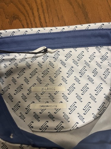 Polo Swannies Max, Pearl Navy, XL, uomo golf manica corta, nuova con etichetta - Foto 2 di 9
