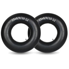Butyl Inner Tubes 25x8/9/10-12 TR6 Valve Stem 2 Pack Heavy-Duty Replacement