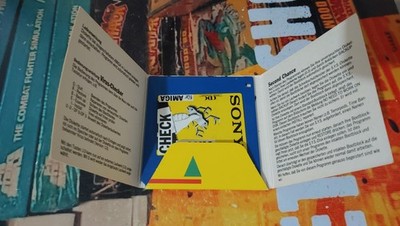 Sony Virus Check (1991) Commodore Amiga (Disk, Manual Cover) works 16bit