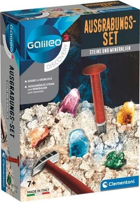 CLEMENTONI S.P.A Galileo: Ausgrabungs-Set, Steine und Mineralien