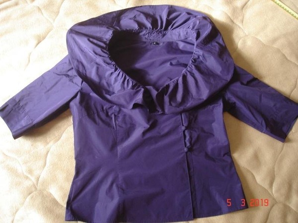 Women Hobbs Shirt Purple Polyester 38 / M / 46
