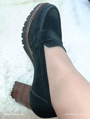 Callaghan Damenschuhe Halbschuhe Wildleder Gr.39 Absatz 7,5 cm ungetragen