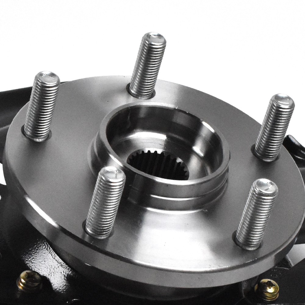 Pair Front Steering Knuckles+Wheel Hub Bearings for Toyota Camry 2004-2006