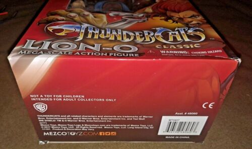 2017 Mezco Thundercats classic Lion-O Action Figure Mega scale w/ 2 heads - Picture 3 of 11