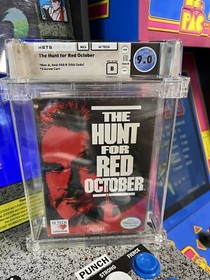 Nintendo NES The Hunt For Red October 1991 graduado WATA 9,0 B sellado Sean Connery