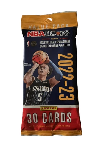 PANINI NBA HOOPS 2022-23 BASKETBALL VALUE FAT PACK (30 CARD) PACK