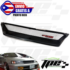 Touring Wagon Grill Black Stainless Steel Mesh For 1993 1997 Toyota Corolla Jdm
