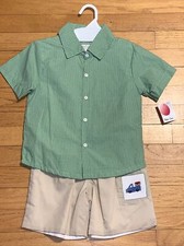NWT Petit Ami Smocked Watermelon Truck Shorts  Matching Shirt Set/Outfit Size 6