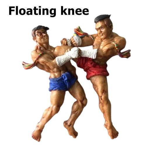 10x Popolari Muay Thai Stances Calamita 3D Kickboxing Frigorifero Decorazione Souvenir G - Foto 9 di 11