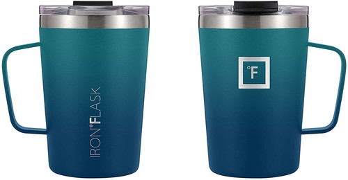 Taza de café con agarre HIERRO °FLASK, a prueba de fugas, botella de acero inoxidable aislada al vacío - Imagen 61 de 64