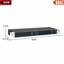 GAX-EQ215S Active Balance Dual 15-band Equalizer Digital Processor 220-240VAC