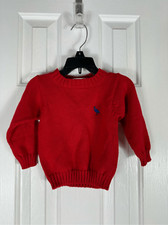 NWT The Beaufort Bonnet Company Red Sweater Size 6-12m