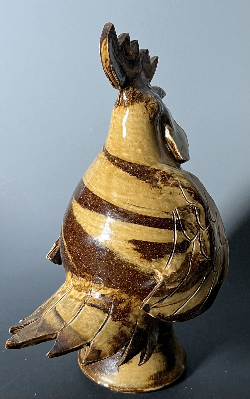 DWAYNE CROCKER SWIRL Rooster SOUTHERN GA Folk POTTERY Face Jug eBay