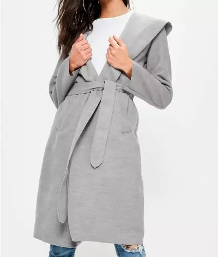 Duster coat best sale grey