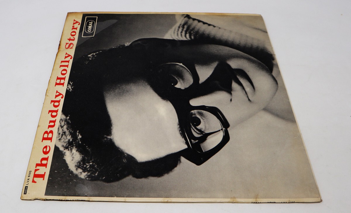 VINTAGE 1959 50s CORAL RECORDS THE BUDDY HOLLY STORY CRICKETS LP