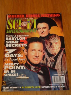SCI-FI ENTERTAINMENT DECEMBER 1998 BABYLON 5 A BUGS LIFE US MAGAZINE =