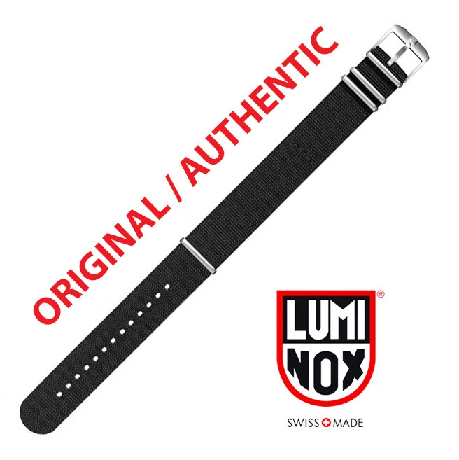 LUMINOX 22mm Nylon Balístico Negro 4 Rigns 3000 3040 3900 3050 3950 SELLO MARINO Foto 2 de 4