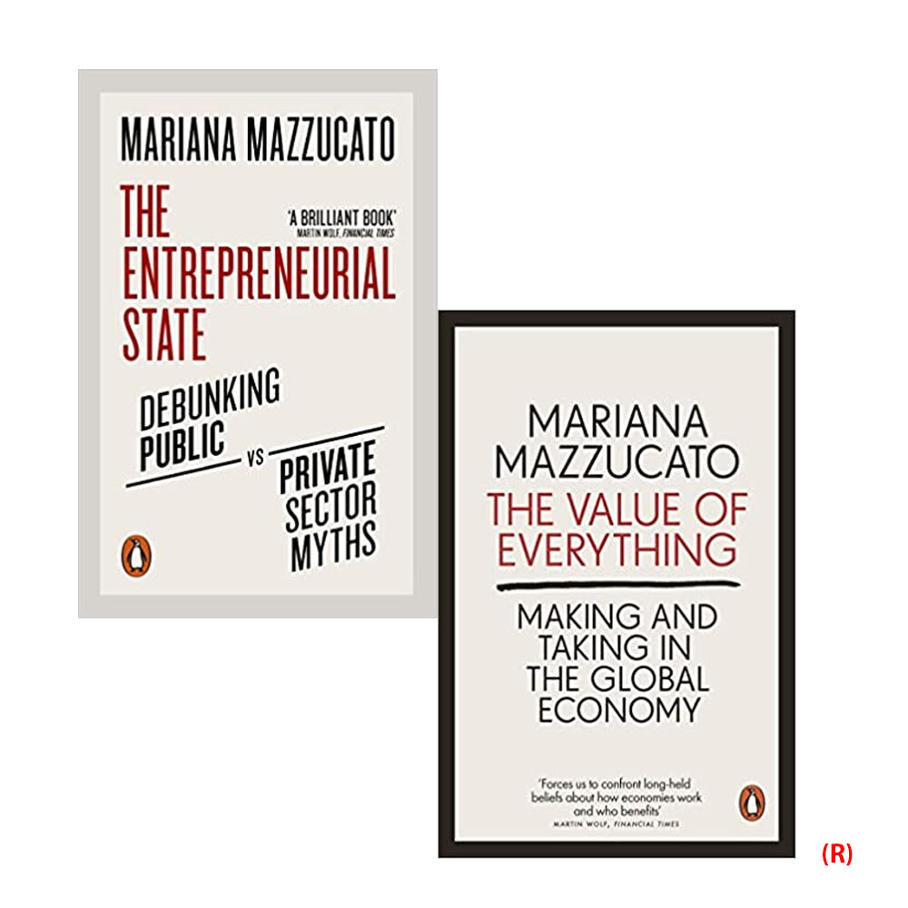 Mariana Mazzucato 2 Books Set (Entrepreneurial, Value of Everything) NEW