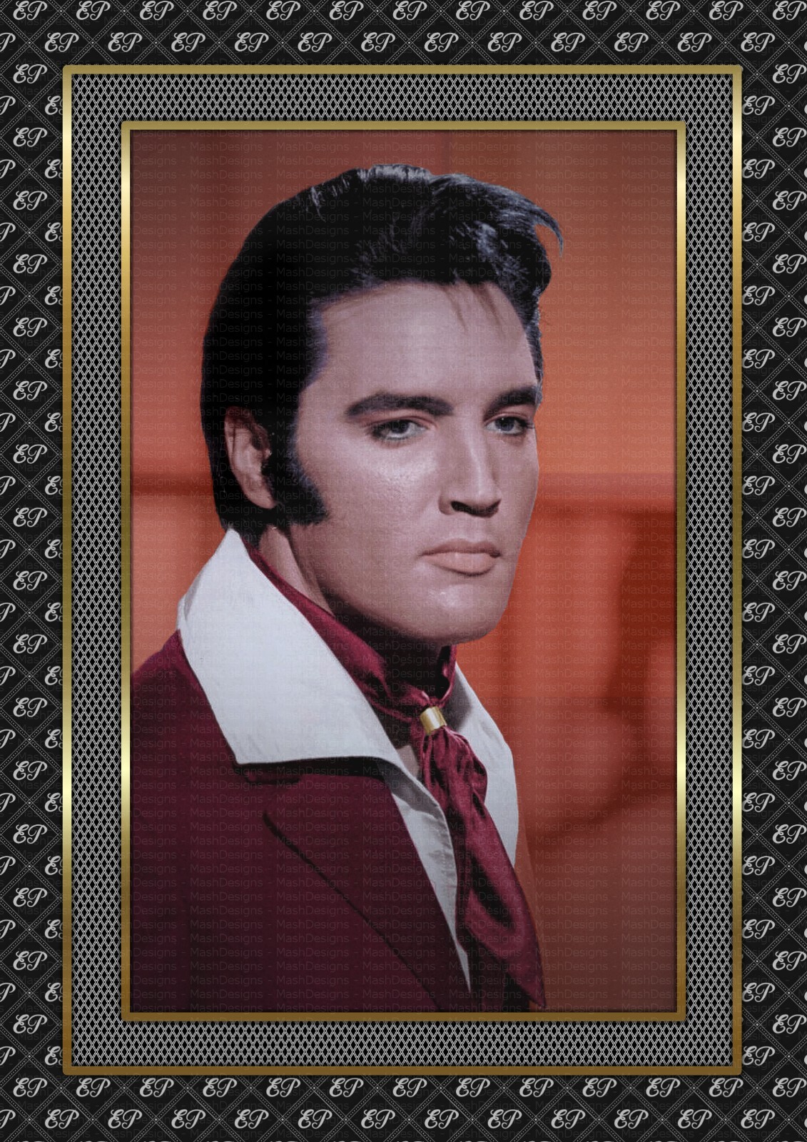 Elvis Presley 68 Gospel - Exclusively Made By Mash Designs - A4 Photo Print