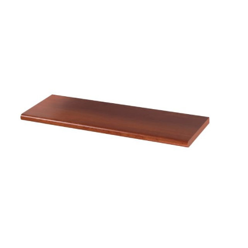 Mensole 5 pz arredamento ciliegio rettangolare in legno mensola 120x25x2,5 cm