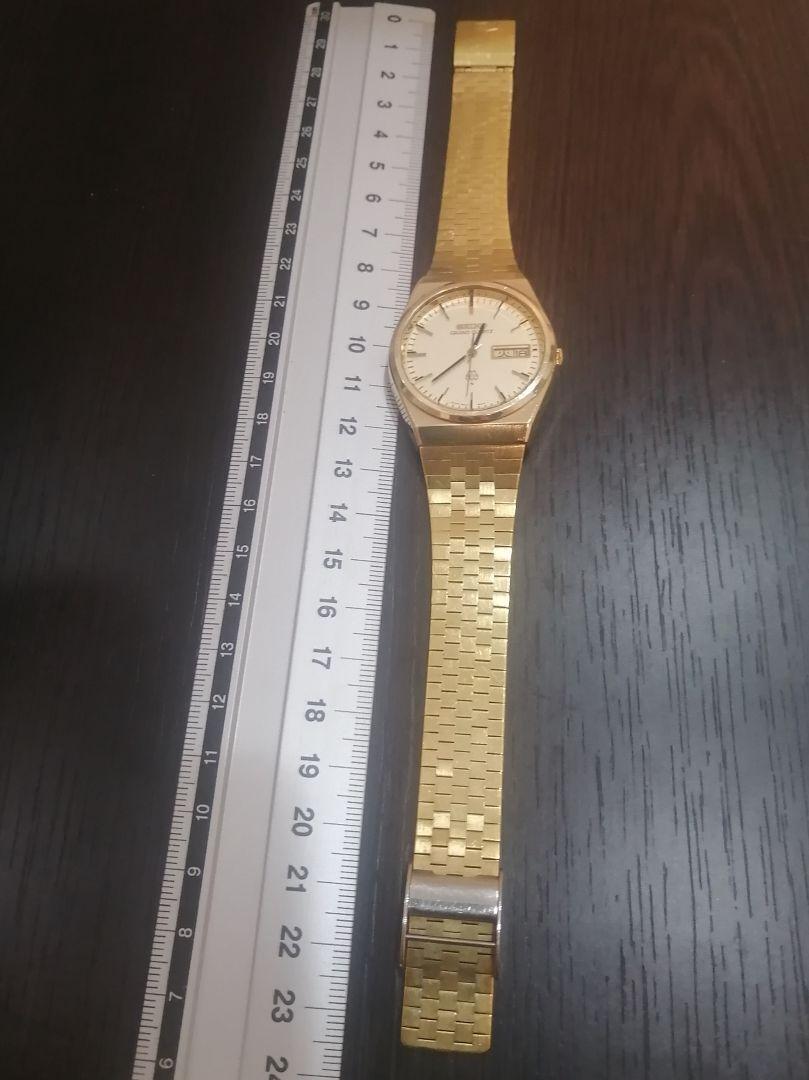 SEIKO GRAND QUARTZ GQ TWIN QUARTZ MEN'S WRISTWATCH CAP-GOLD SEIKO GRAND QUARTZ GQ TWIN QUARTZ MEN'S WRISTWATCH CAP-GOLD