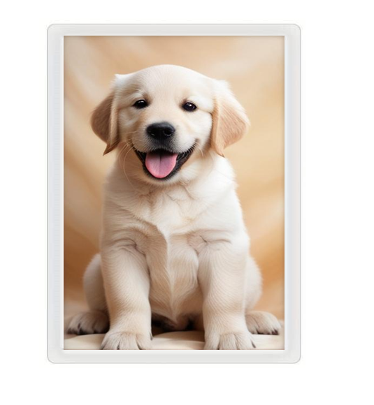 Magnetic Acrylic Picture Frame For Fridge – Clear Insert Pocket (Small)