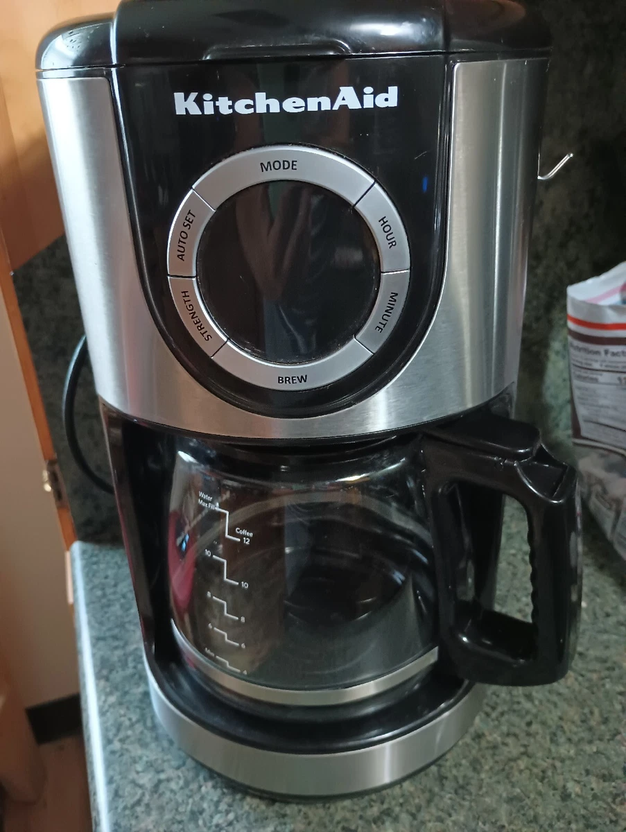 KitchenAid 12-Cup Onyx Black Residential Coffee Maker at