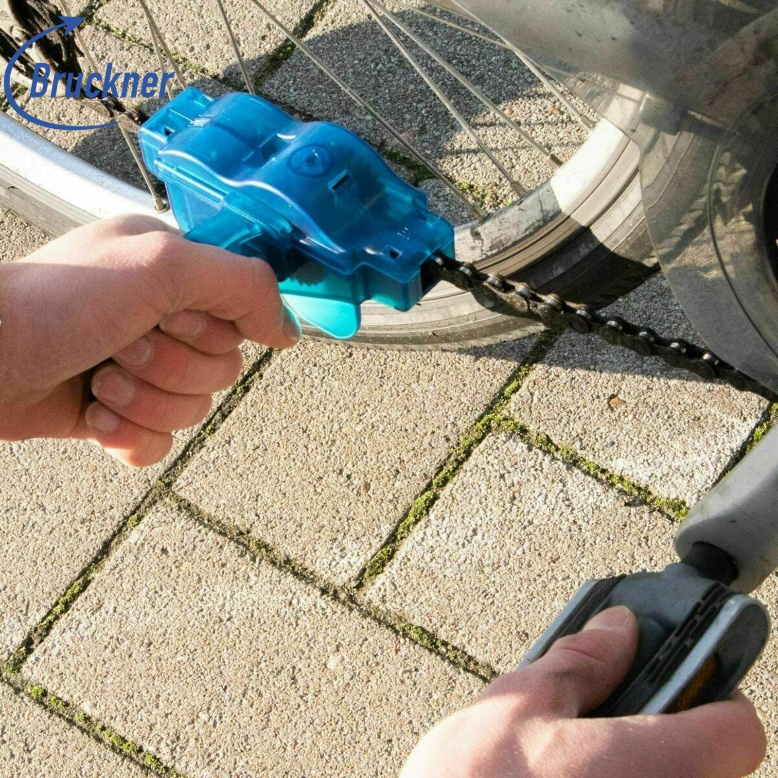 Motorrad & Fahrrad Kettenreiniger Set - Öl-Spritzschutz Mit Reinigungsbürste