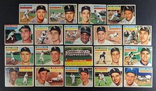 1956 Topps Baseball Set Break Chicago White Sox Lot 19 Cards