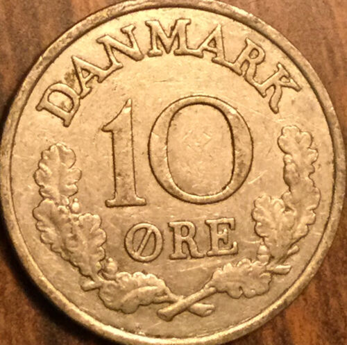 1961 DENMARK 10 ORE COIN - Picture 1 of 2