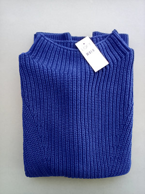 LOFT Women's Ribbed Wedge Mock Neck Sweater