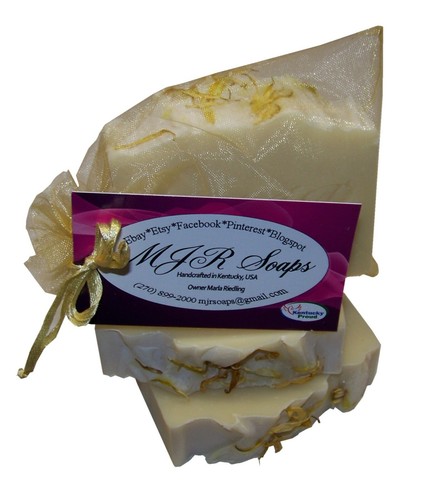 Calendula Soap-Vegan, Palm Free by MJR Soaps - Picture 3 of 7