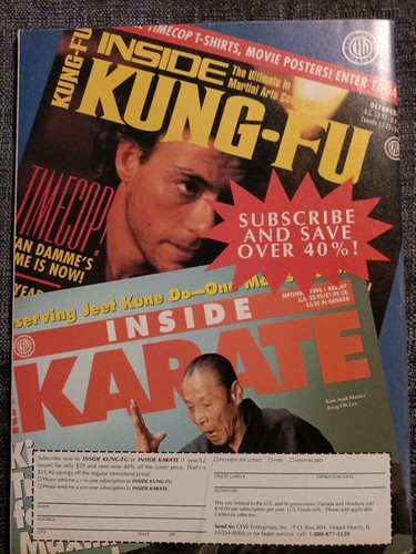 Inside Karate Women's Fighting Magazine Ava Cadell Taekwondo June 1995 - Picture 2 of 2