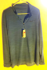 Nike Element Dri-FIT Men's 1/4 Zip Blue Long Sleeve Running Jacket Size L NWT