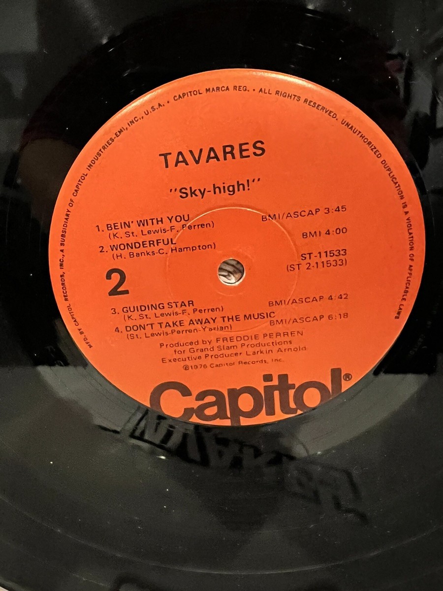 Tavares Sky High LP Funk Soul Disco 1976 Vinyl, LP ST 11533