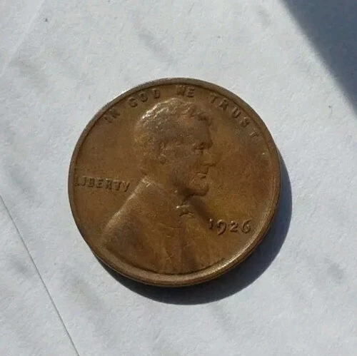 1926 Lincoln Wheat Cent AU Copper Philadelphia Minted Coin FREE POST #282