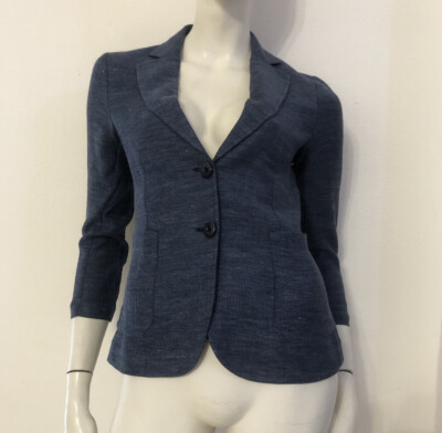 T-JACKET CLAUDIO TONELLO jacket blue blue dotted size XS