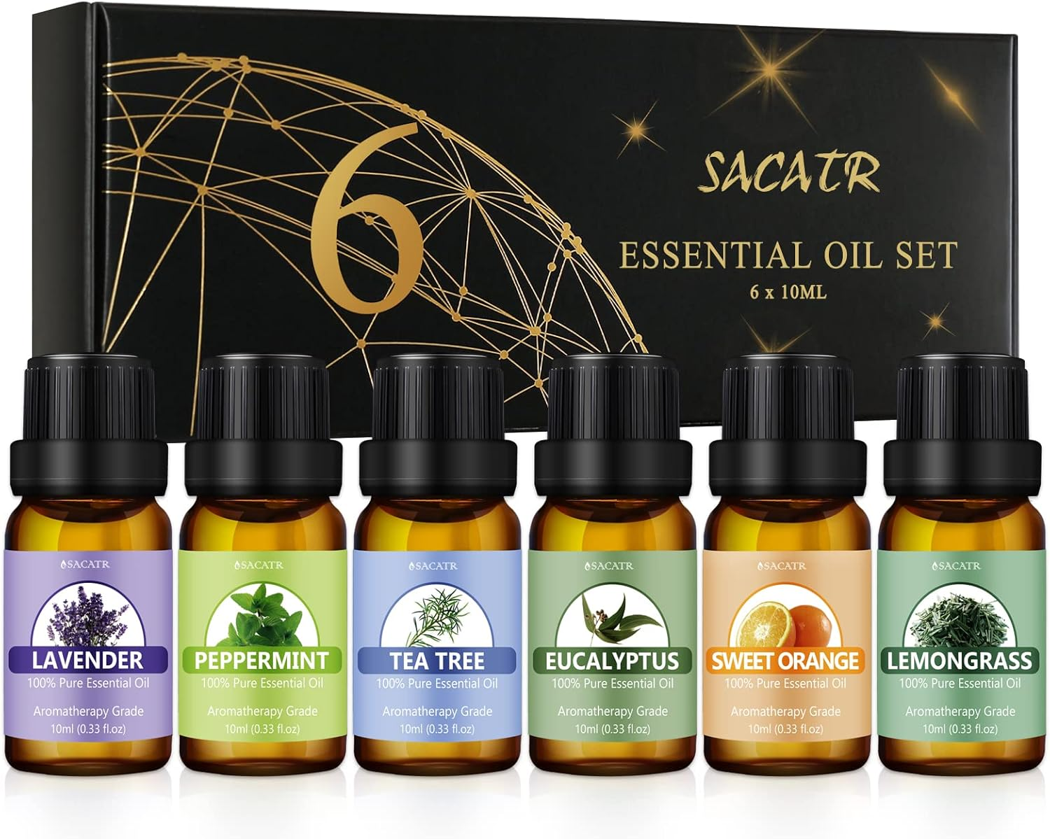 Essential Oil Set - Essential Oils - Pure Essential Oils - Perfect for Diffuser,