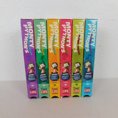 Lot of 6 Monty Python's Flying Circus VHS 2000 Dead Parrot Silly Walks Spam