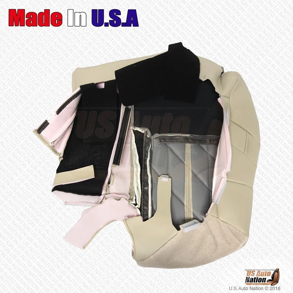 Para Infiniti FX35 FX37 FX50 2009 2010 2011 tapas traseras cuero perforado cala tostado Foto 3 de 4