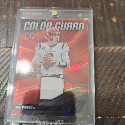 2023 Panini Zenith Joe Burrow Color Guard Patch #CG-6 Bengals 