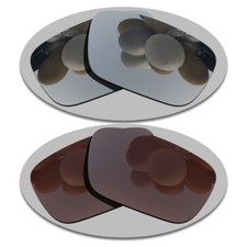 Silver Brown Replacement Lenses For-Spy Optic Dirk Polarized