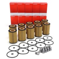 10X Herth+Buss ÖLfilter + Schraube FüR VW Golf 7 Passat Tiguan Touran 1.6/2.0TDI