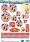 Die-Cut Pyramid Decoupage 'Cartoon' - 24 pictures to choose from - BOGOFF!!